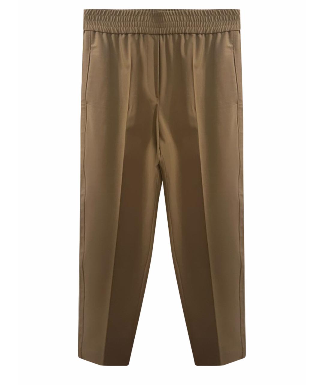 BRUNELLO CUCINELLI Бежевые брюки широкие, фото 1