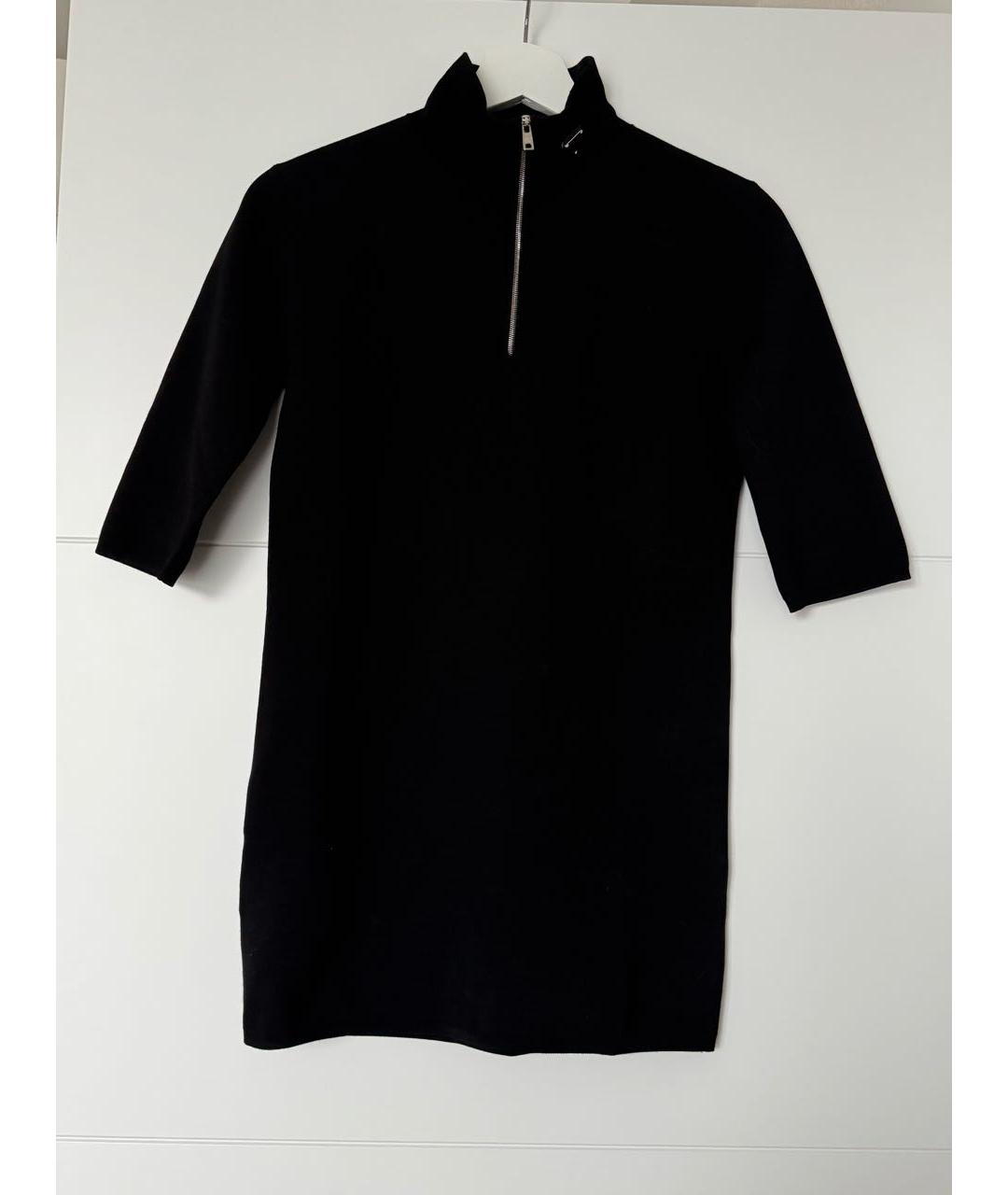 PRADA Черная вискозная водолазка, фото 2