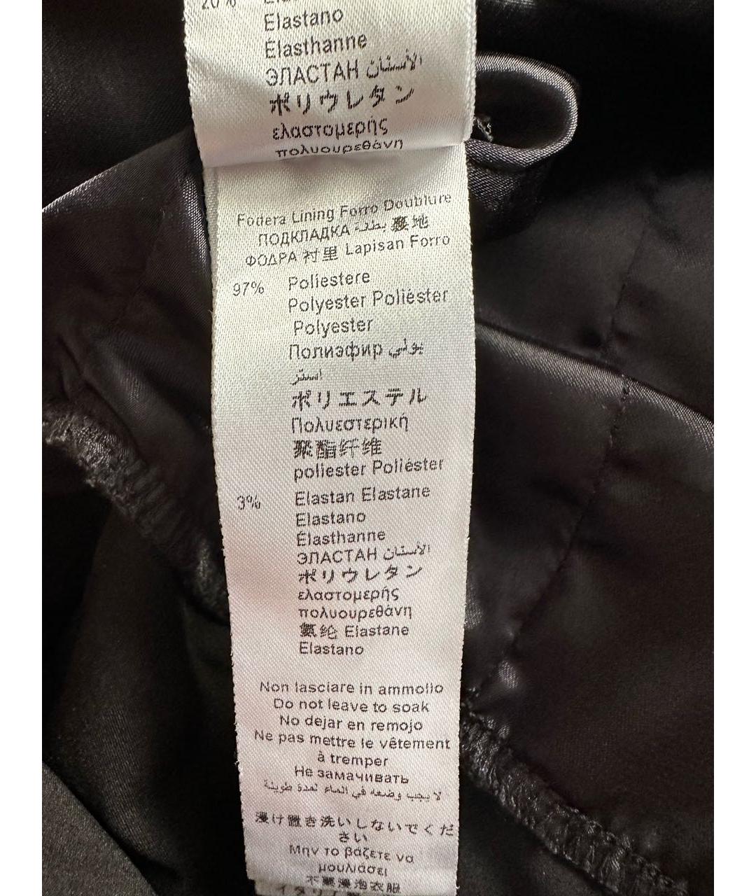 ELISABETTA FRANCHI Черная полиэстеровая блузы, фото 6