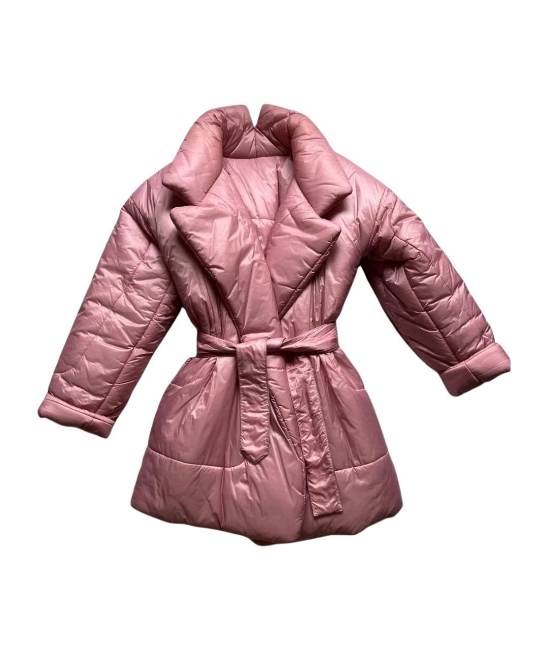 NORMA KAMALI Розовая полиэстеровая куртка, фото 1