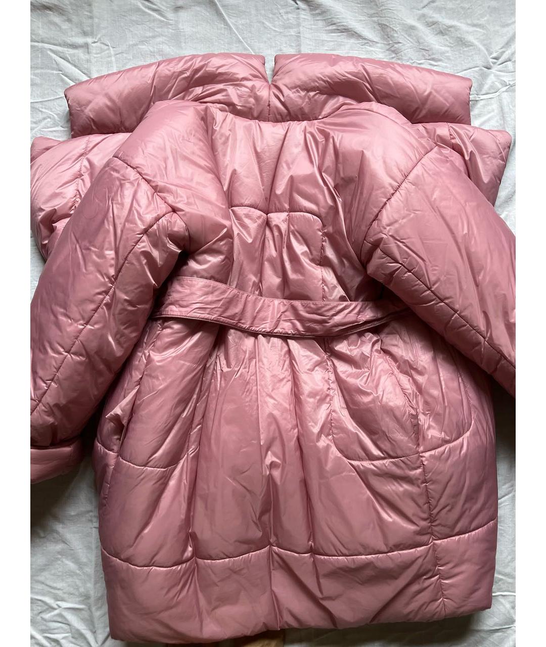 NORMA KAMALI Розовая полиэстеровая куртка, фото 2