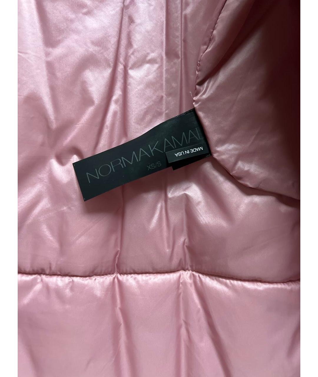 NORMA KAMALI Розовая полиэстеровая куртка, фото 3