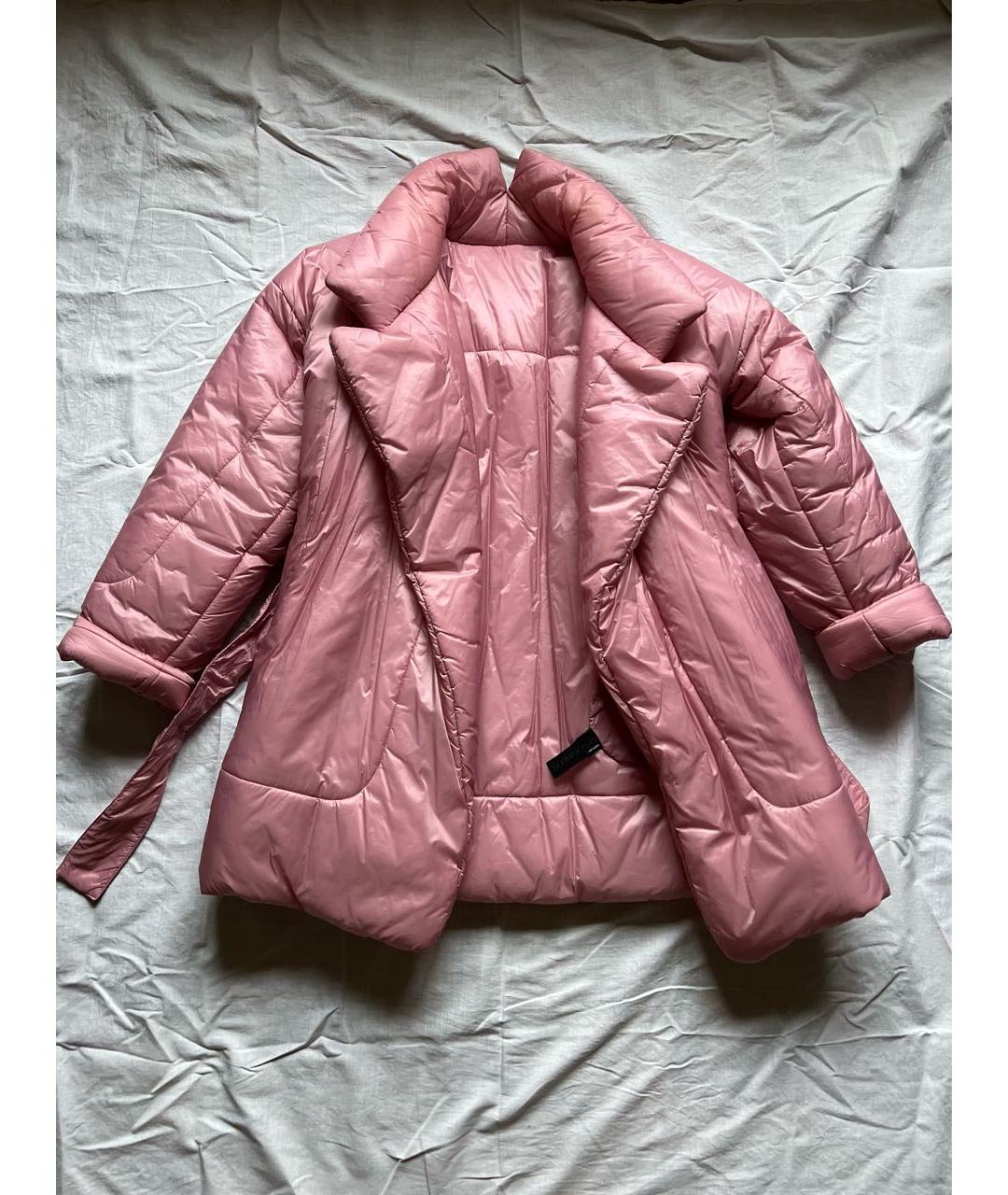 NORMA KAMALI Розовая полиэстеровая куртка, фото 4