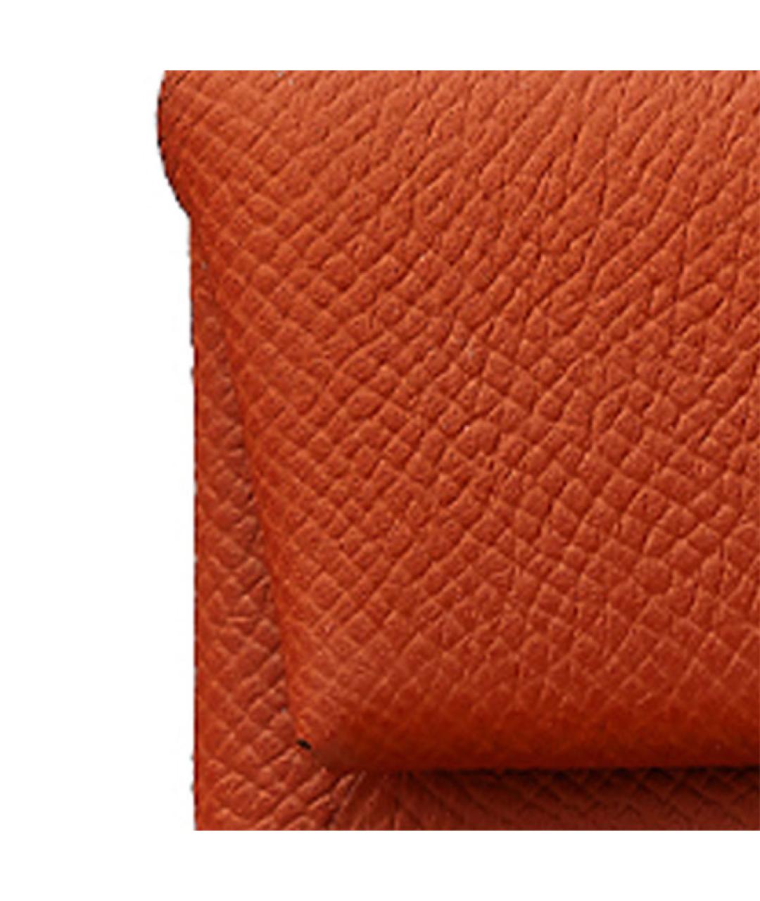 HERMES Коричневый кожаный кошелек, фото 3