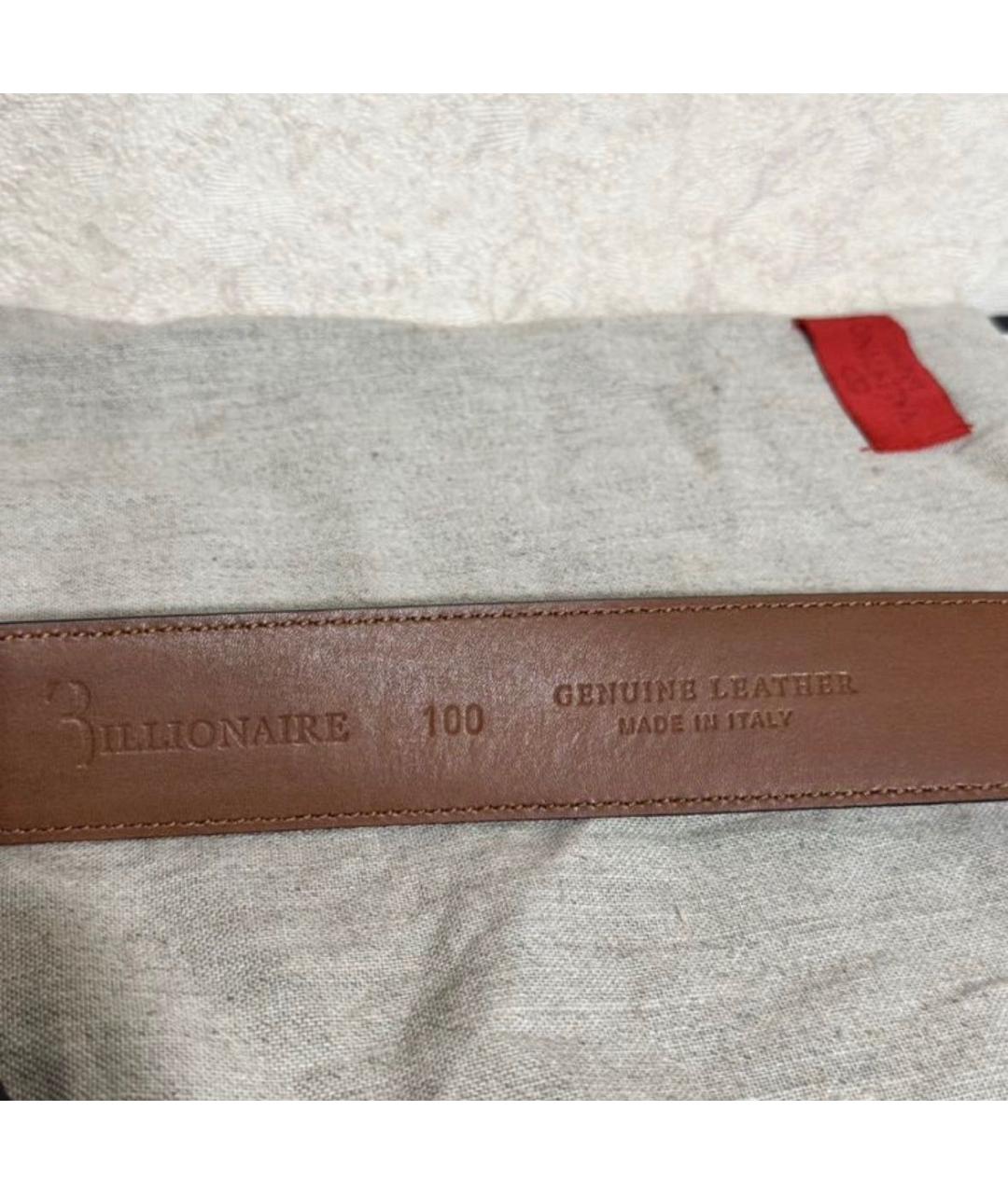 BILLIONAIRE Синий замшевый ремень, фото 3