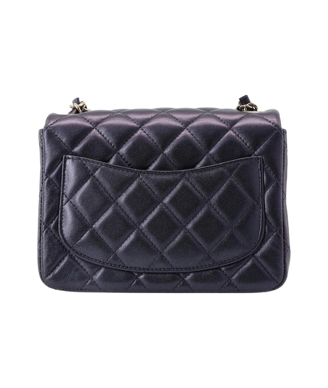 CHANEL Черная кожаная сумка через плечо, фото 3
