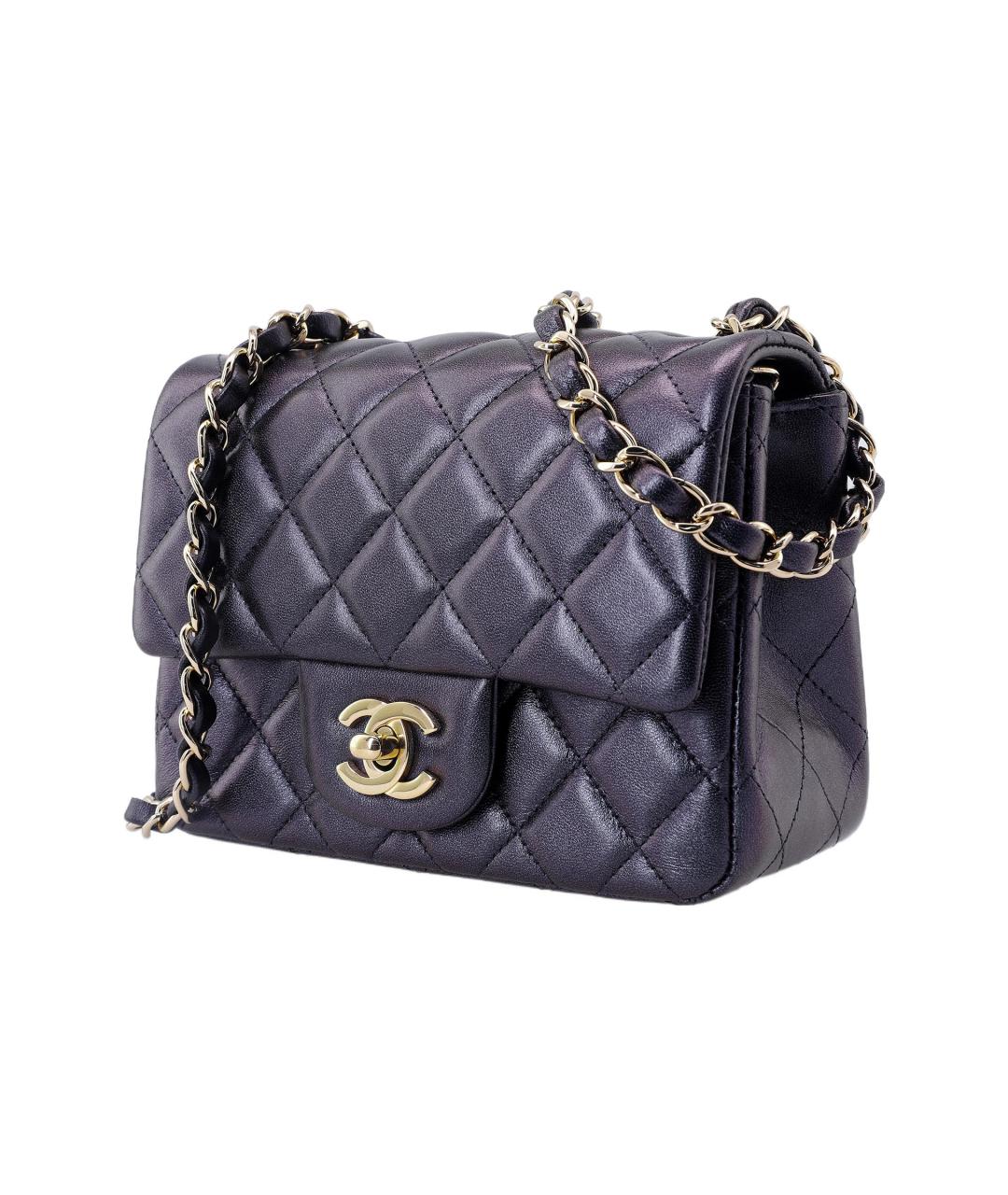 CHANEL Черная кожаная сумка через плечо, фото 2