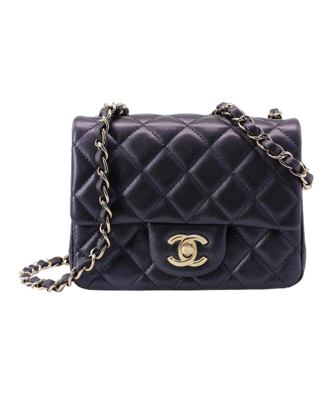 CHANEL Черная кожаная сумка через плечо, фото 1