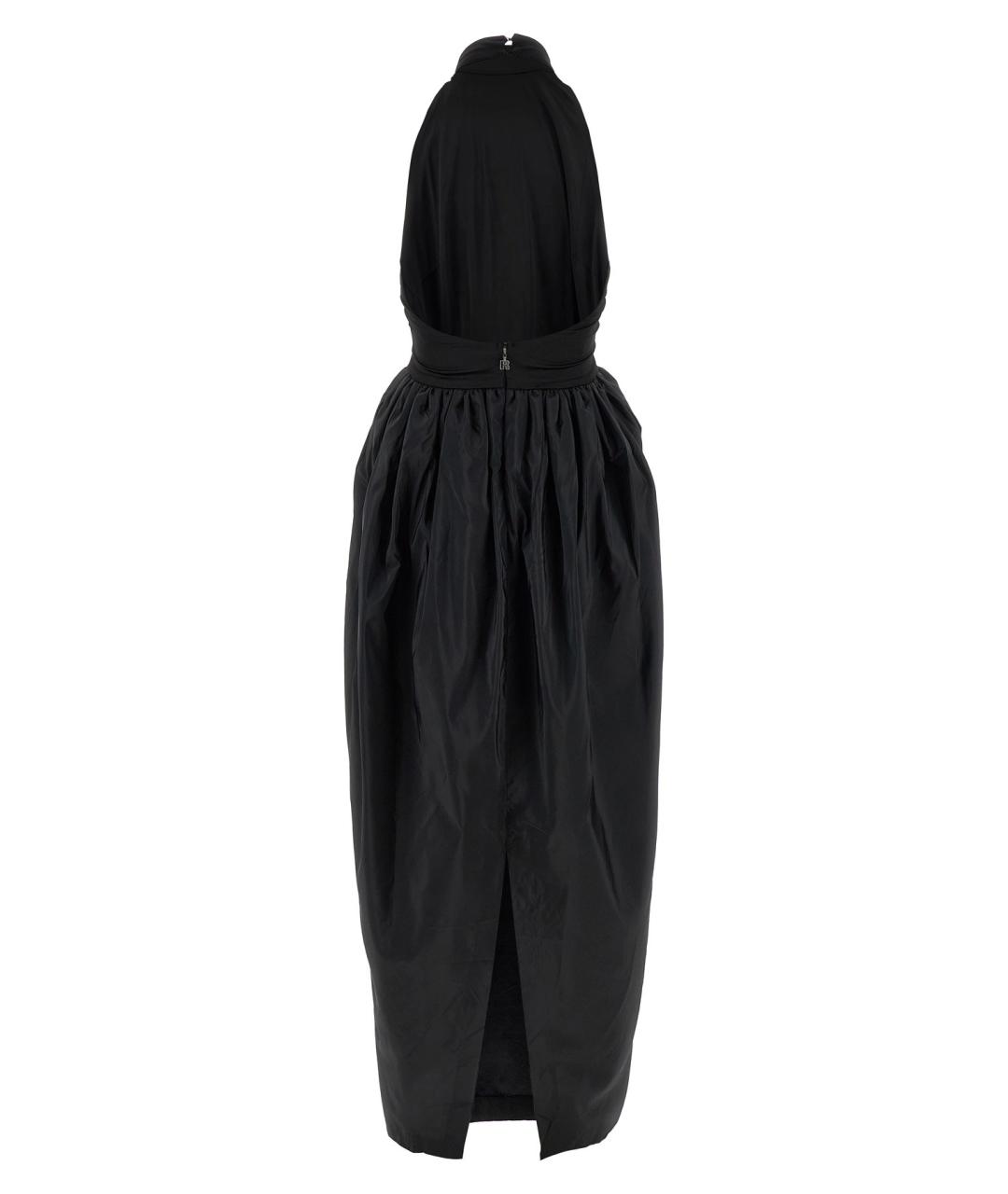 ROTATE Черное полиэстеровое вечернее платье, фото 3