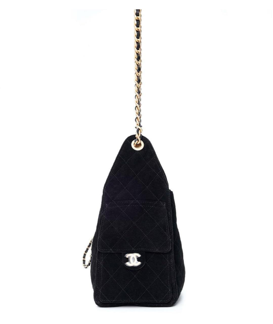 CHANEL Черная сумка через плечо, фото 3