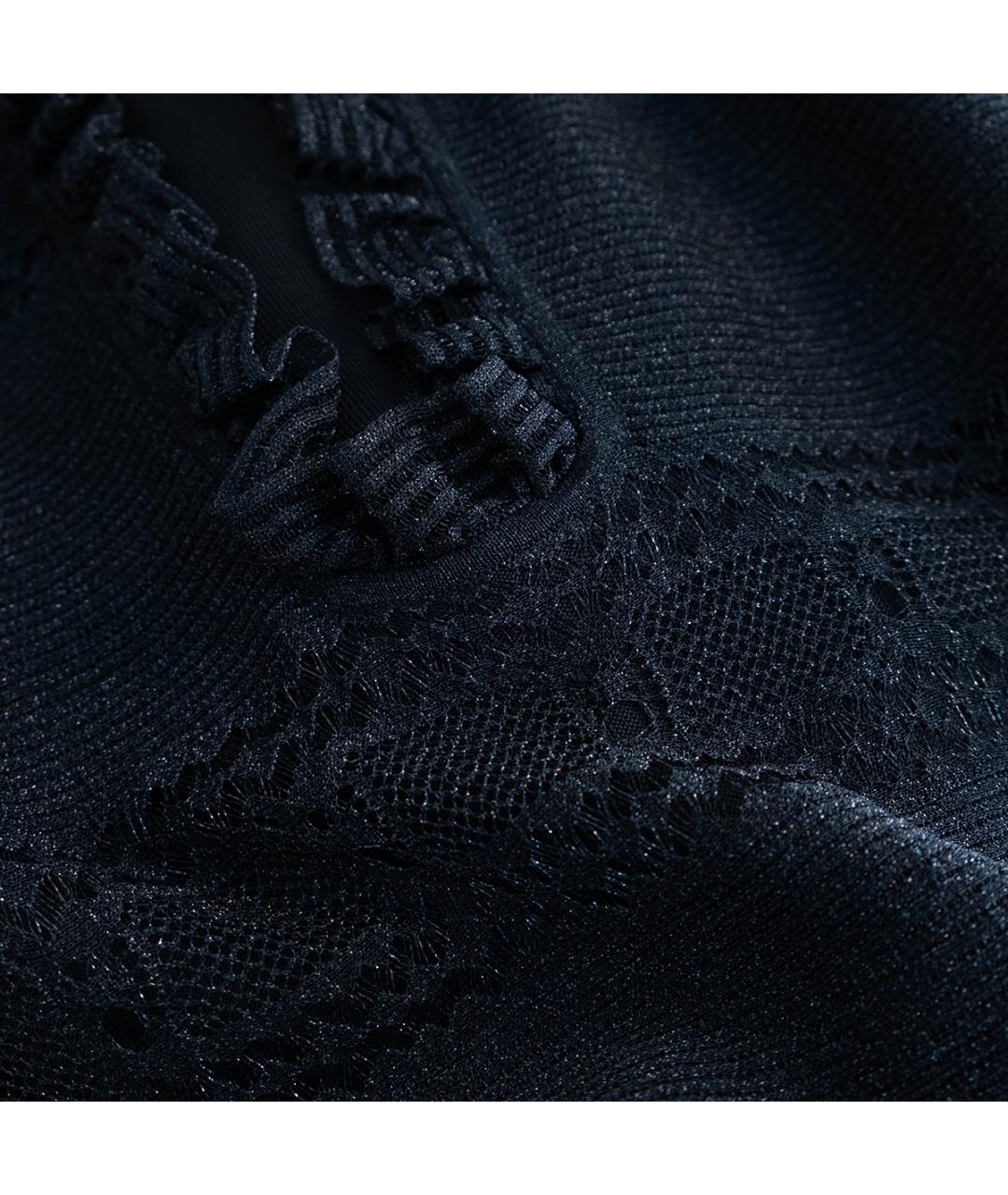 ALEXANDER MCQUEEN Черное шелковое вечернее платье, фото 4