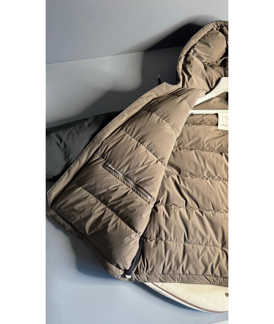 HERMES Коричневая хлопковая куртка, фото 5