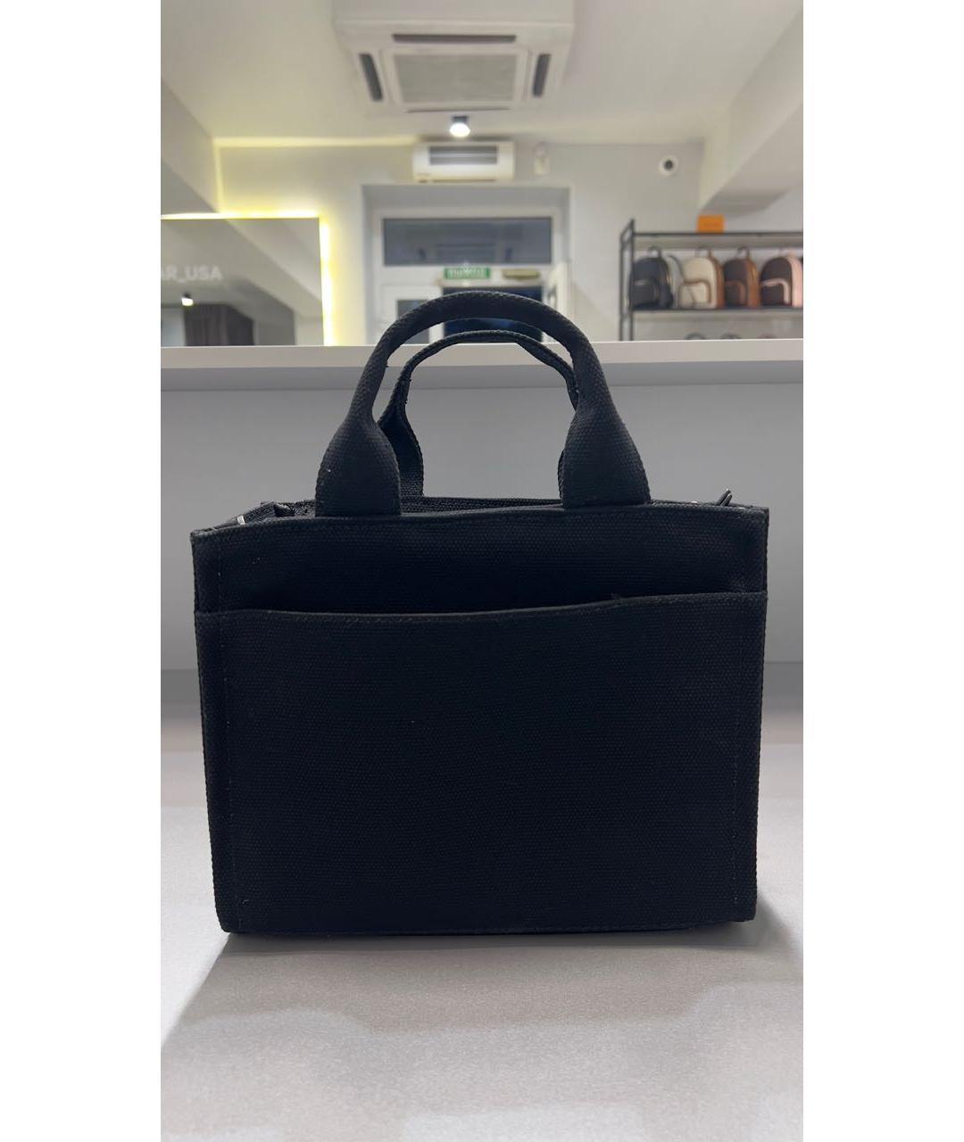 DKNY Черная тканевая сумка тоут, фото 3