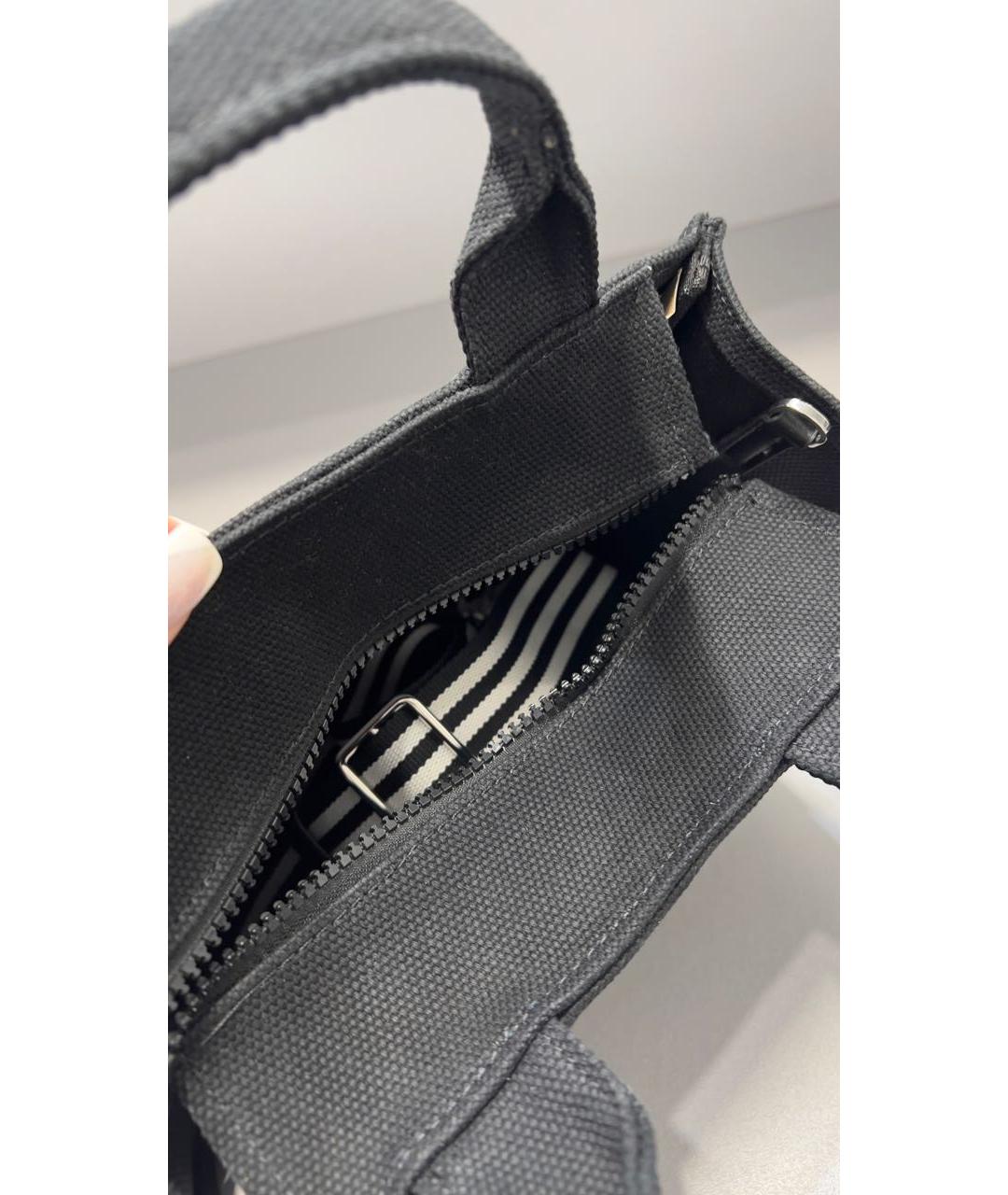 DKNY Черная тканевая сумка тоут, фото 4