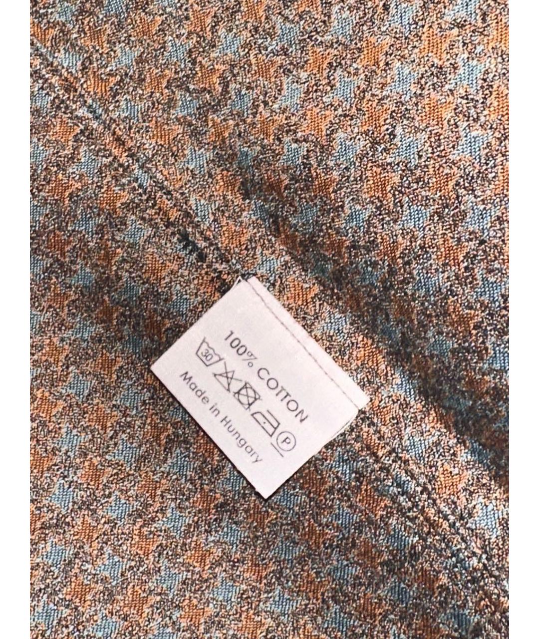 DRIES VAN NOTEN Коричневая хлопковая кэжуал рубашка, фото 3