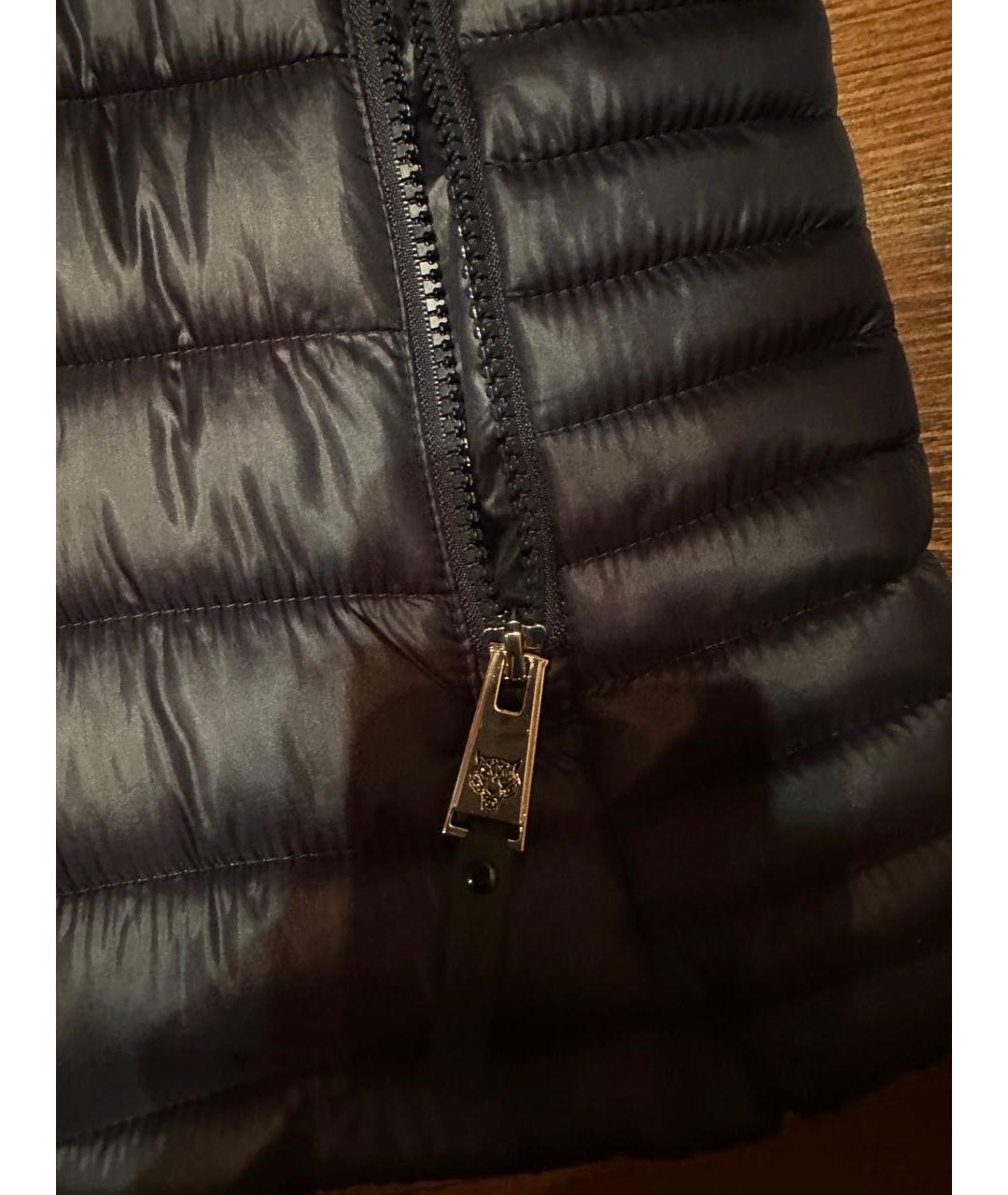 PLEIN SPORT Темно-синяя полиэстеровая куртка, фото 8