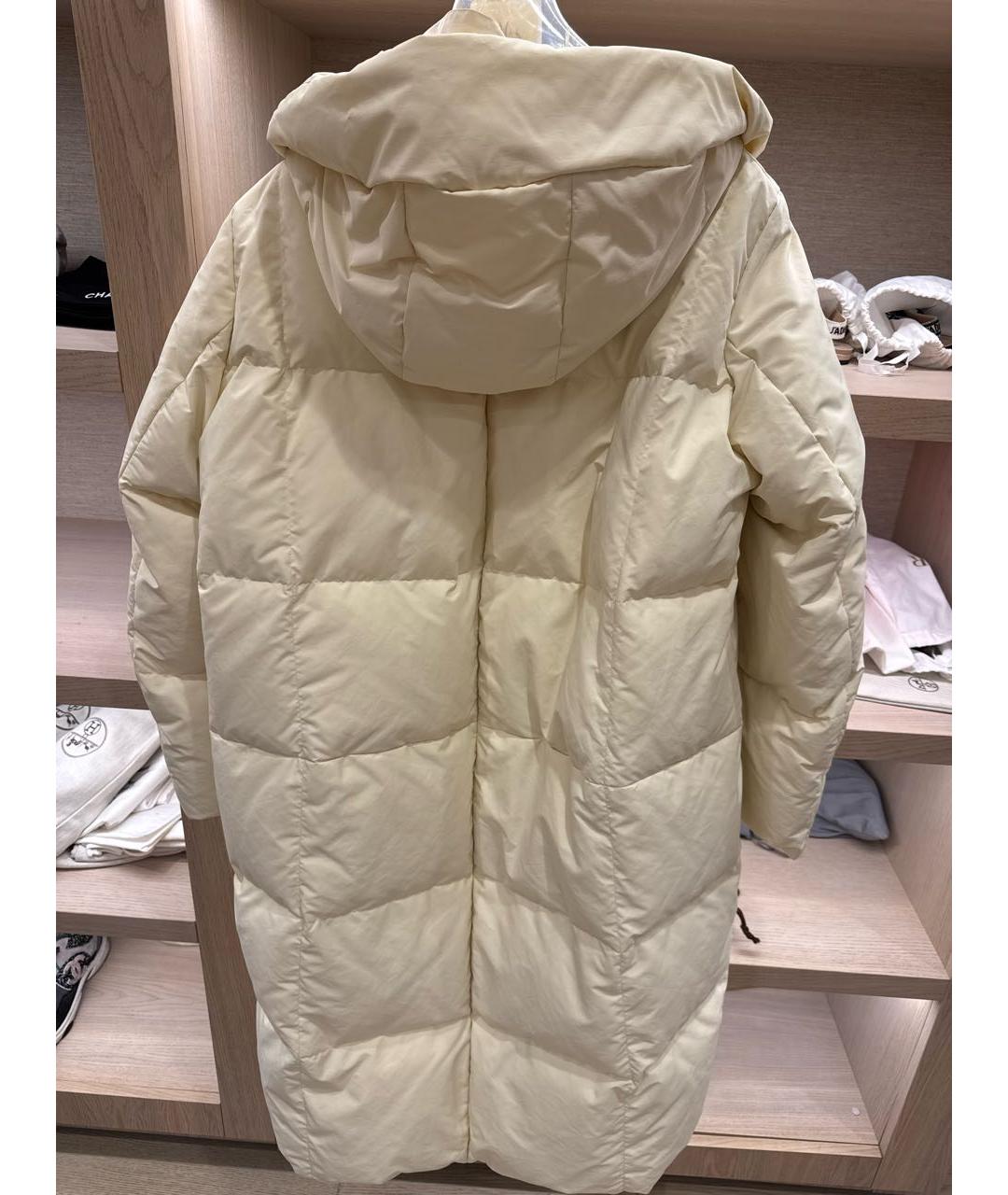 JIL SANDER Белый хлопковый пуховик, фото 2