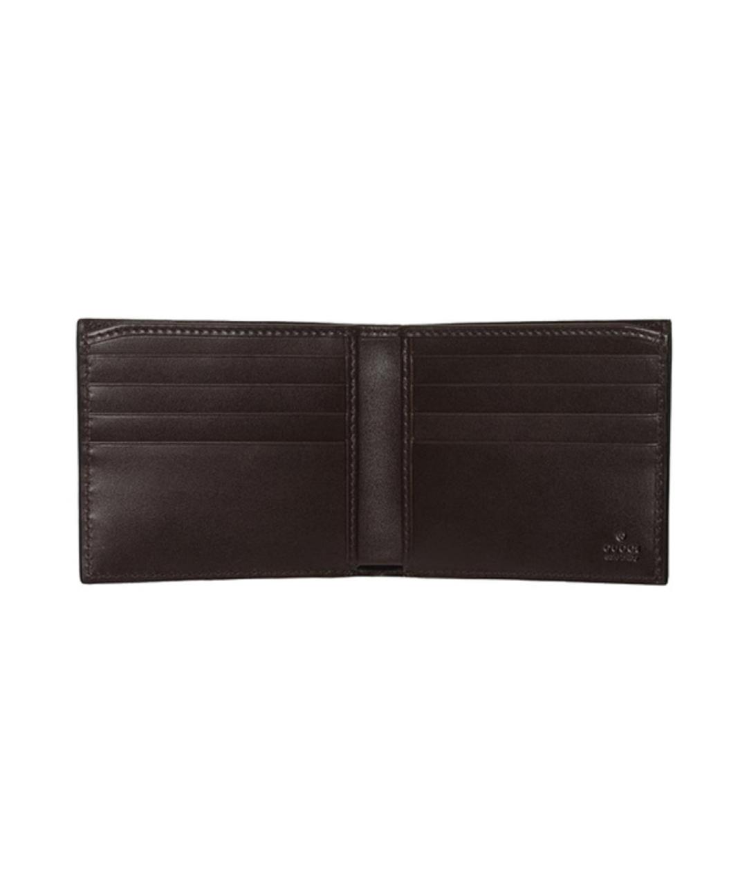 GUCCI Коричневый кожаный кошелек, фото 2