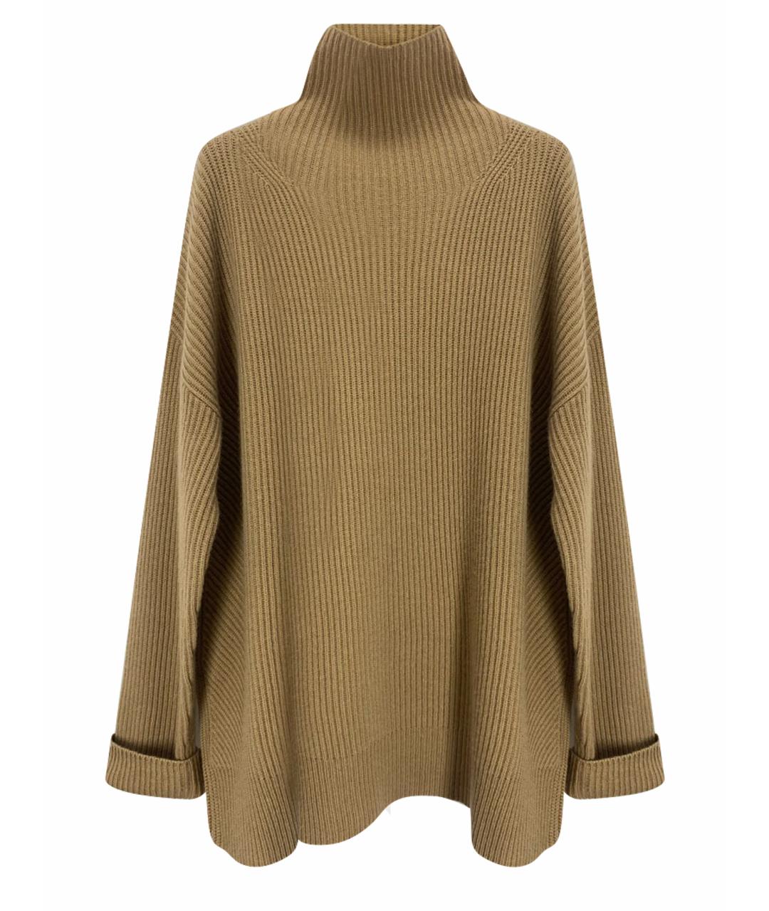 MAX MARA Бежевый шерстяной джемпер / свитер, фото 1