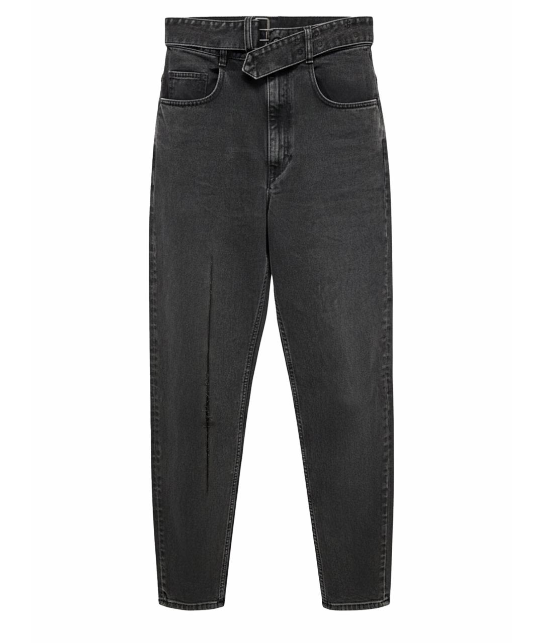 MAISON MARGIELA Черные хлопковые прямые джинсы, фото 1