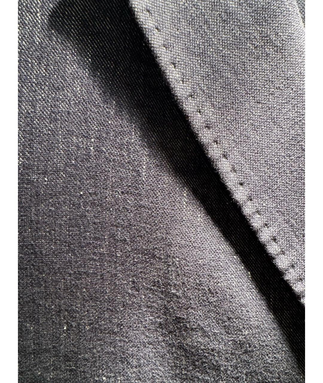 MAX MARA STUDIO Темно-синий хлопковый костюм с брюками, фото 4