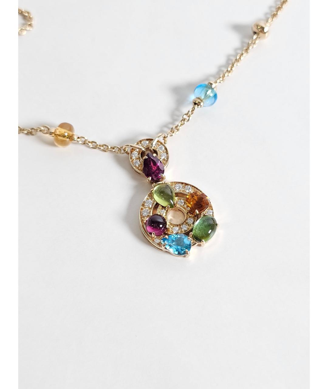 BVLGARI Золотое колье из желтого золота, фото 3