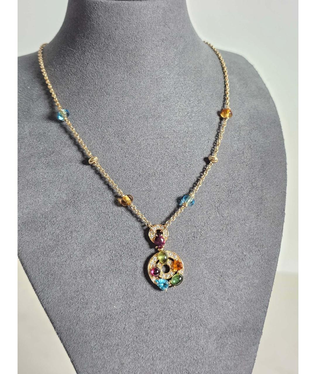 BVLGARI Золотое колье из желтого золота, фото 4