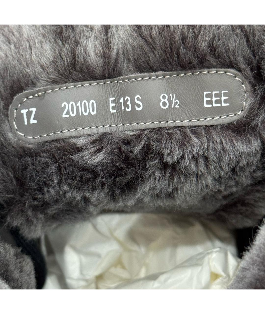 FERRAGAMO Черные кожаные высокие кроссовки / кеды, фото 7