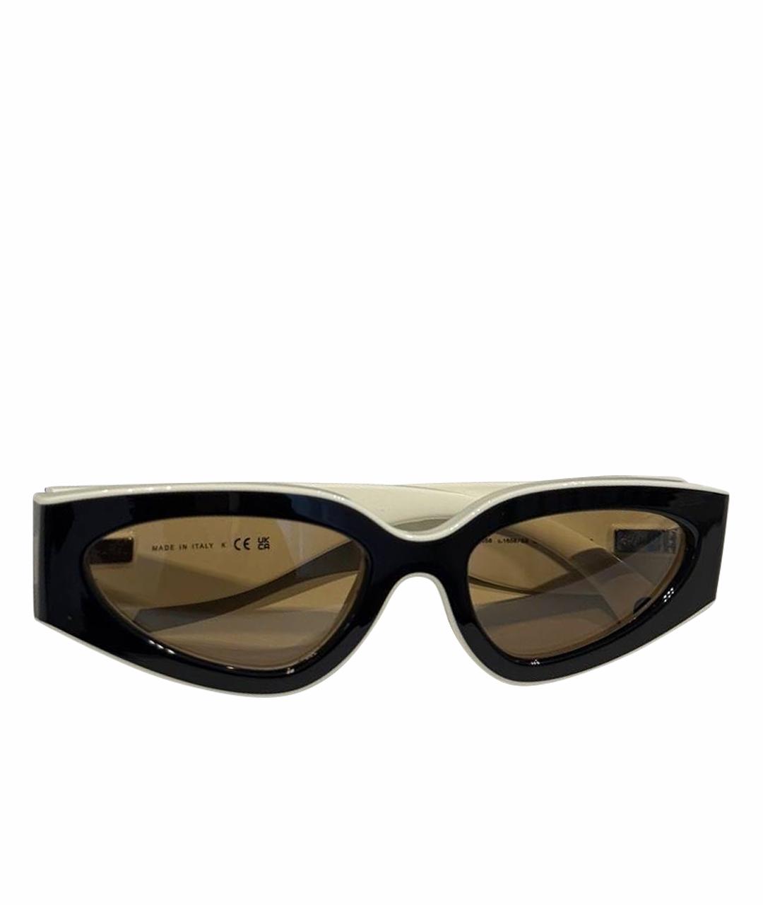 CHANEL Черные пластиковые солнцезащитные очки, фото 1