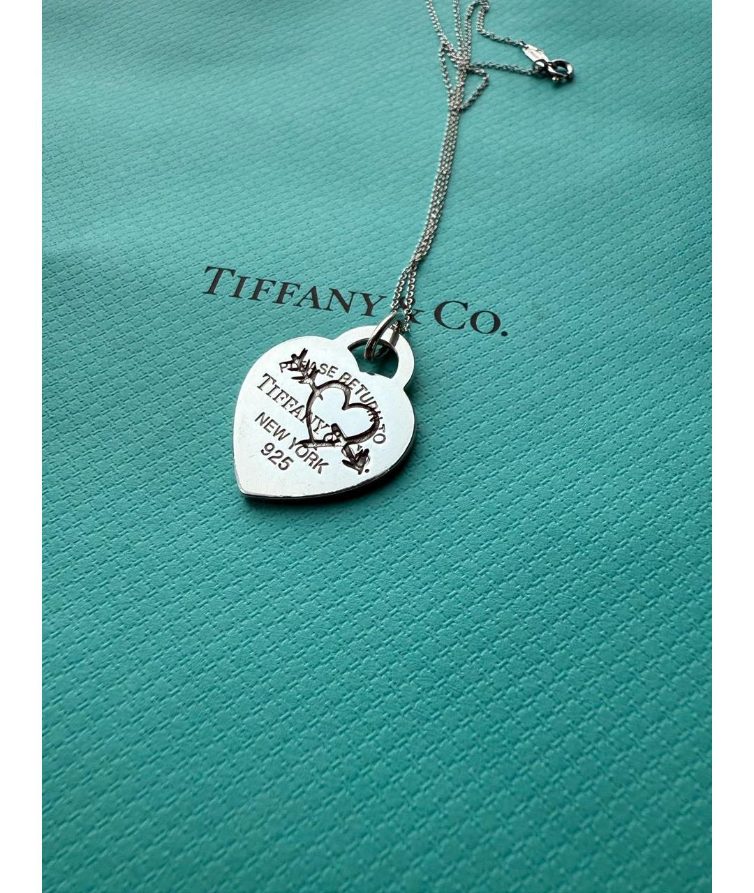 TIFFANY&CO Серебряное серебряное колье, фото 3