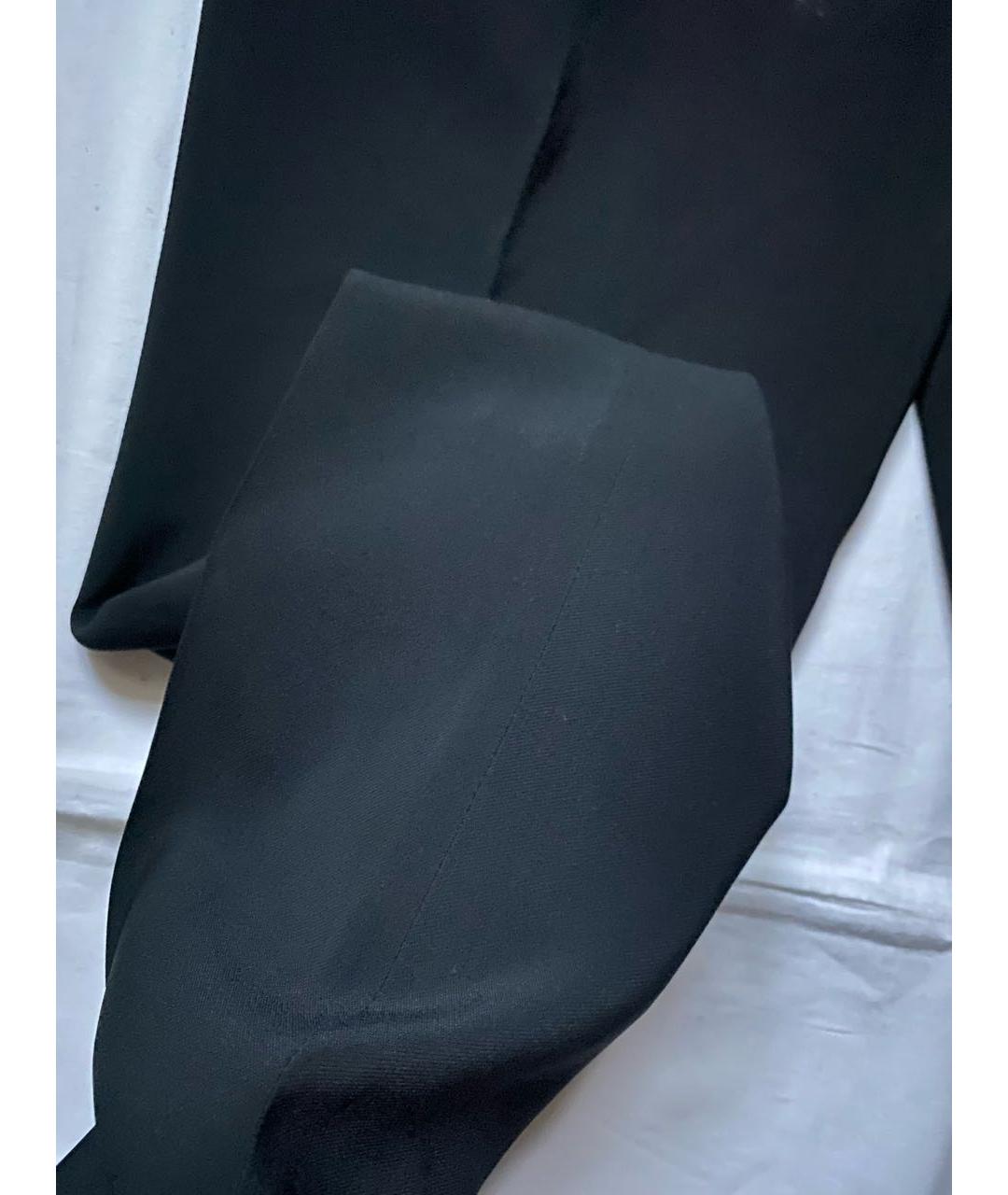 CELINE Черные ацетатные прямые брюки, фото 8