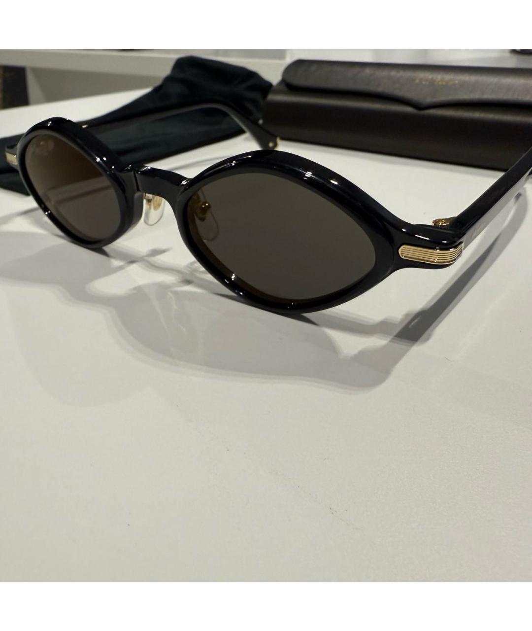 CARTIER Черные пластиковые солнцезащитные очки, фото 2