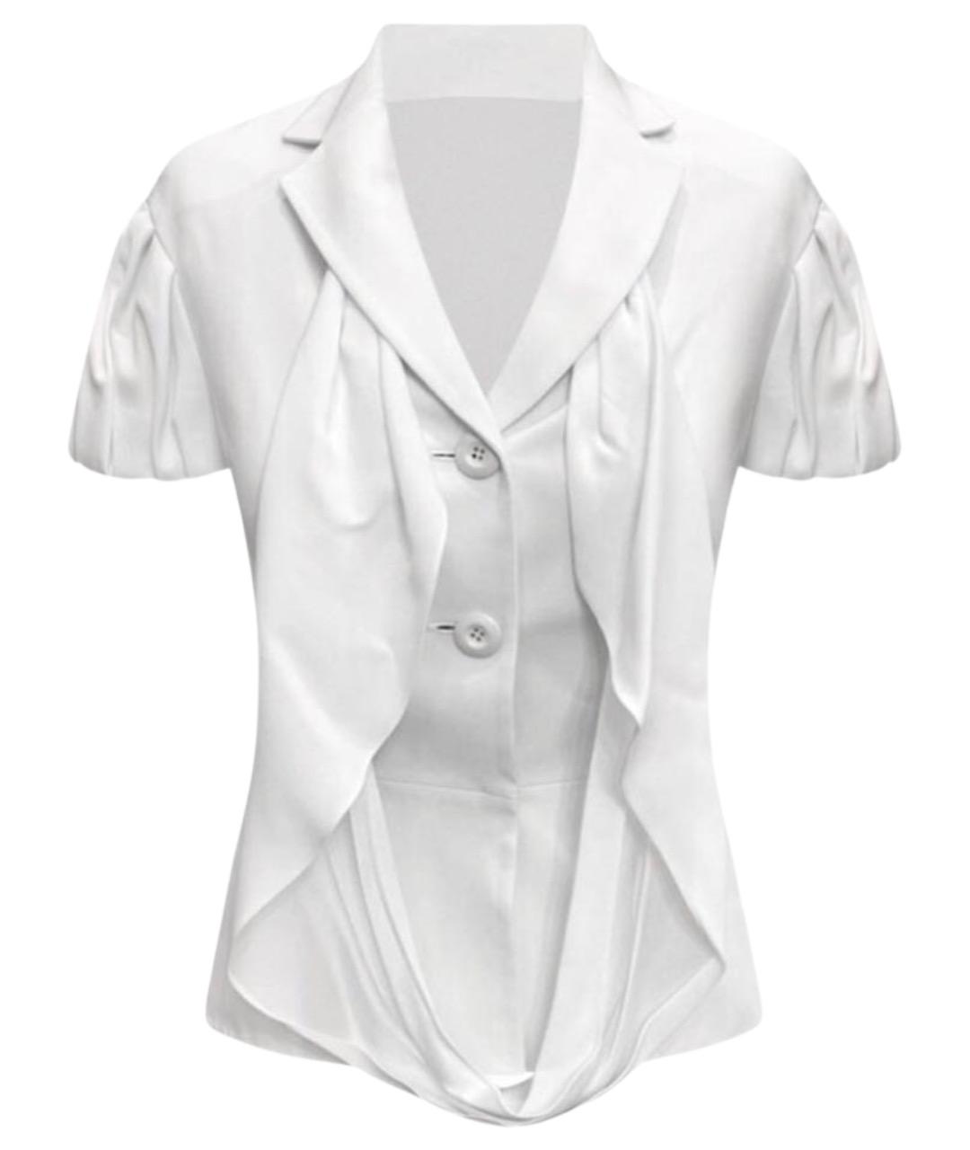 CHRISTIAN DIOR Белый жакет/пиджак, фото 1