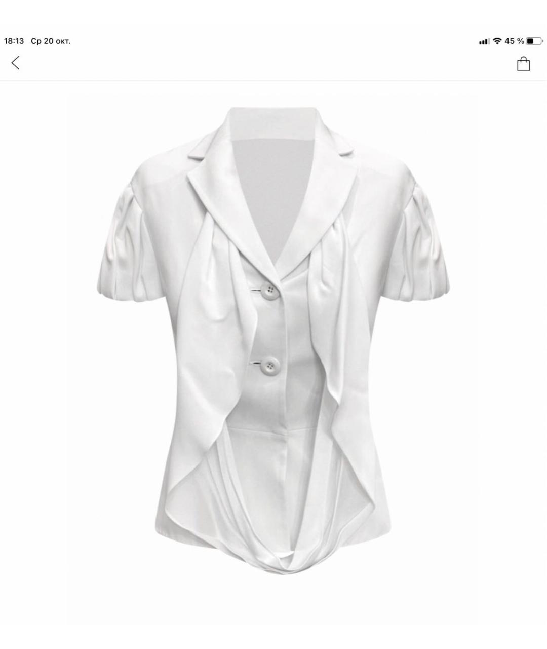 CHRISTIAN DIOR Белый жакет/пиджак, фото 9