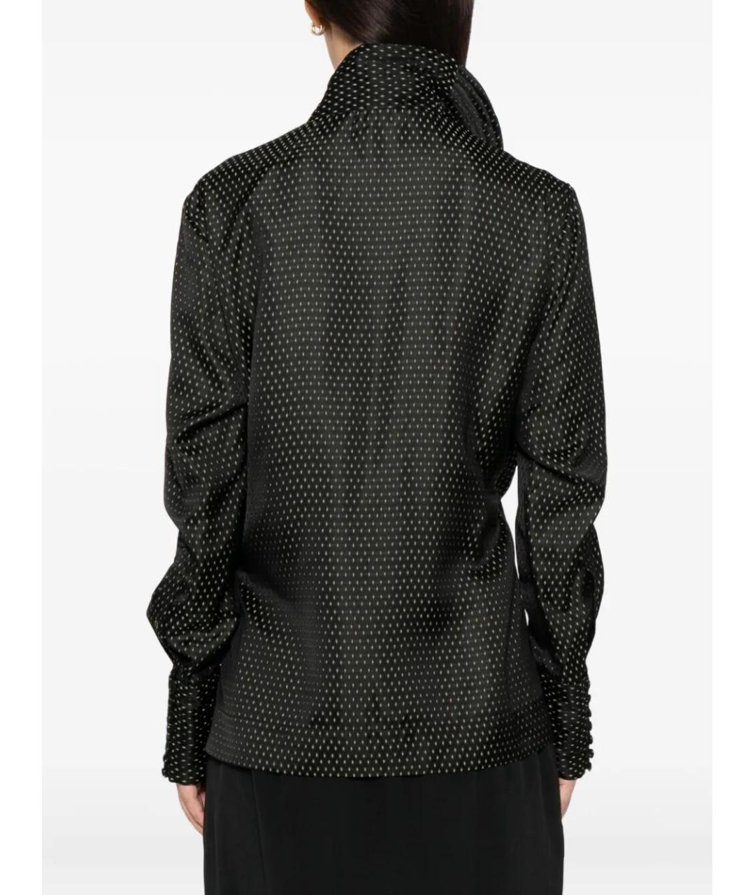 DRIES VAN NOTEN Черная вискозная блузы, фото 2