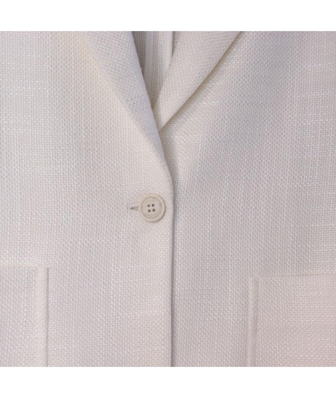 ELEVENTY Белый вискозный жакет/пиджак, фото 5