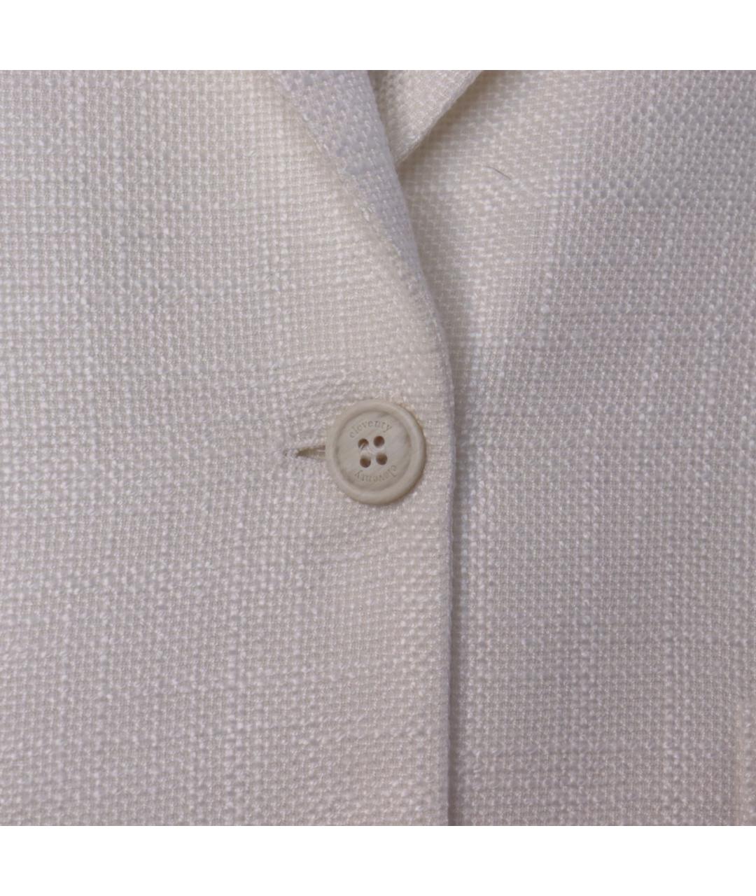 ELEVENTY Белый вискозный жакет/пиджак, фото 6