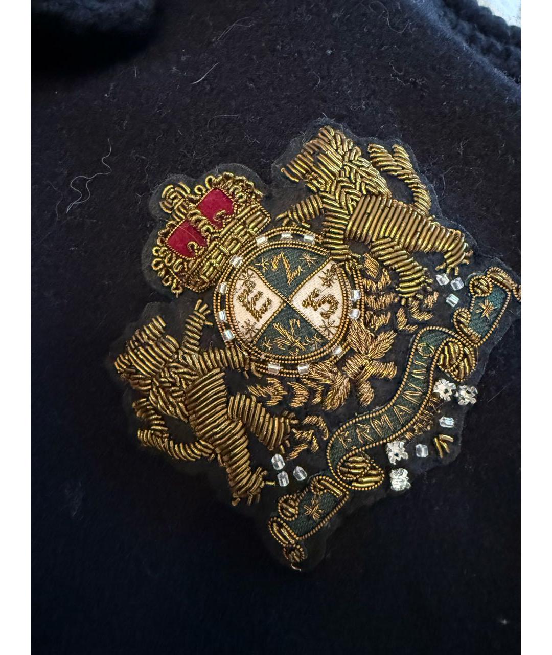 ERMANNO FIRENZE Черное кашемировое пальто, фото 4