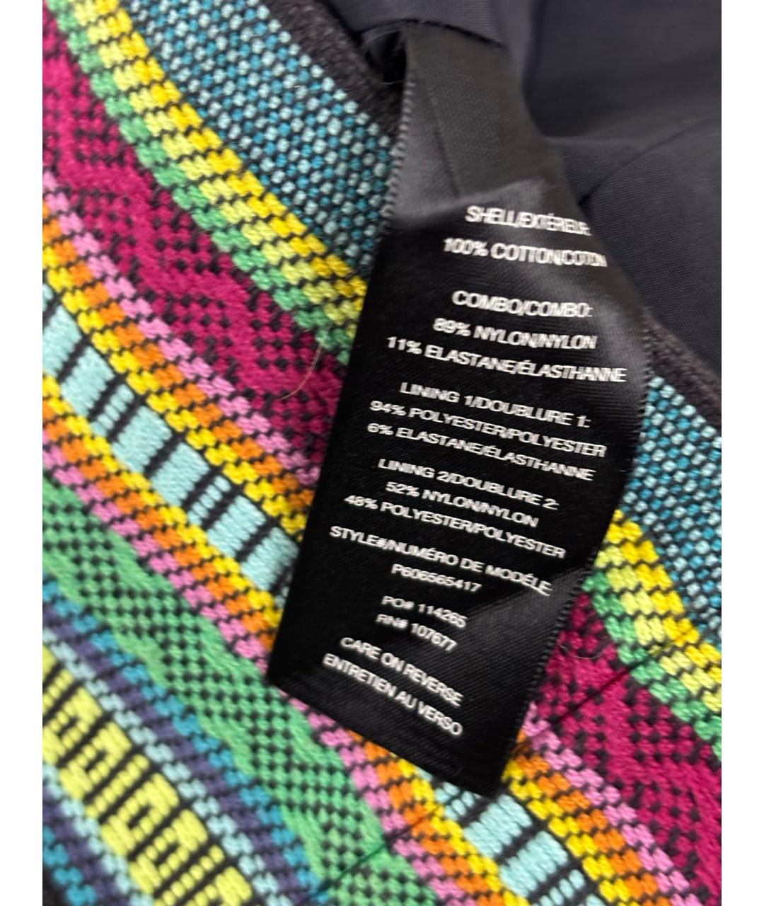 ALICE+OLIVIA Мульти хлопковое повседневное платье, фото 8