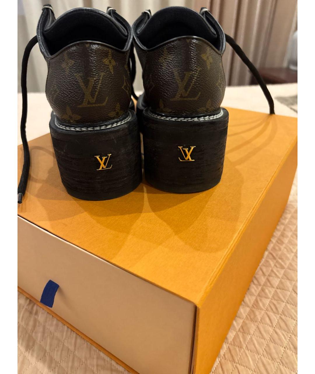 LOUIS VUITTON Коричневые брогги и оксфорды, фото 4