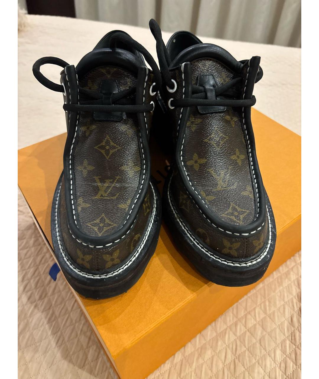 LOUIS VUITTON Коричневые брогги и оксфорды, фото 2