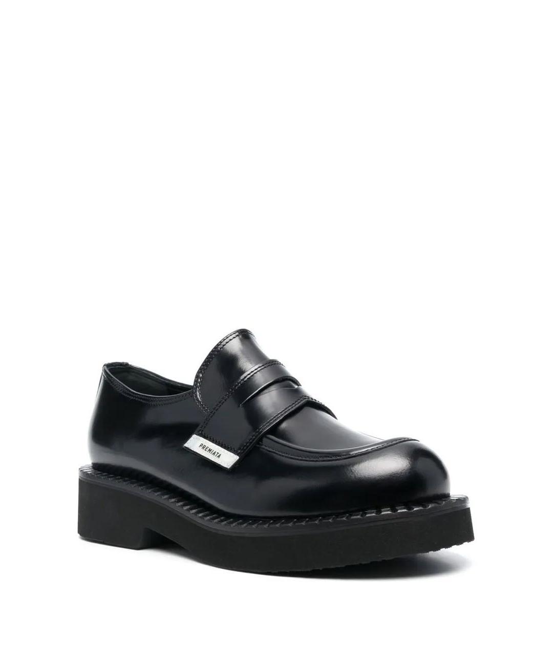 PREMIATA Черные кожаные лоферы, фото 2
