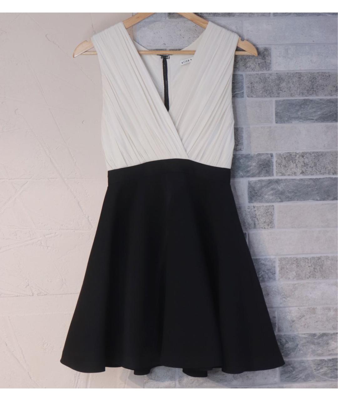 ALICE+OLIVIA Мульти шелковое коктейльное платье, фото 2