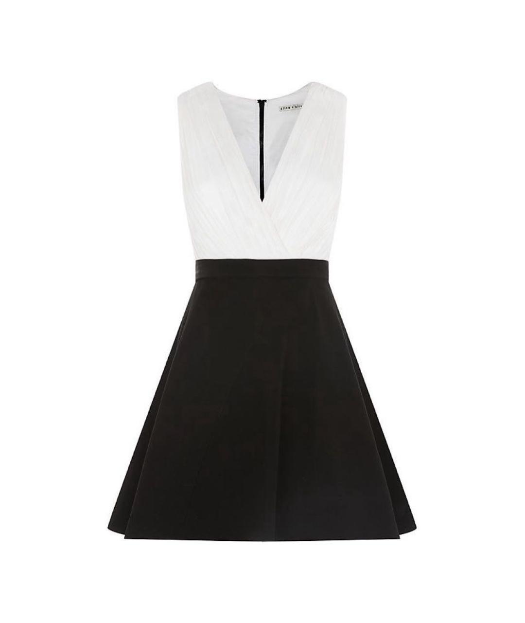 ALICE+OLIVIA Мульти шелковое коктейльное платье, фото 1