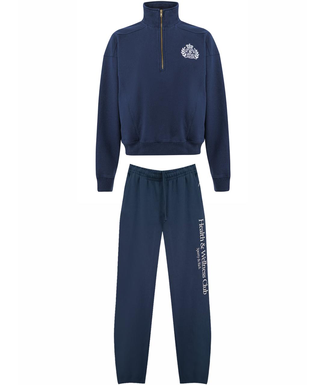 12 STOREEZ Темно-синий хлопковый спортивные костюмы, фото 1