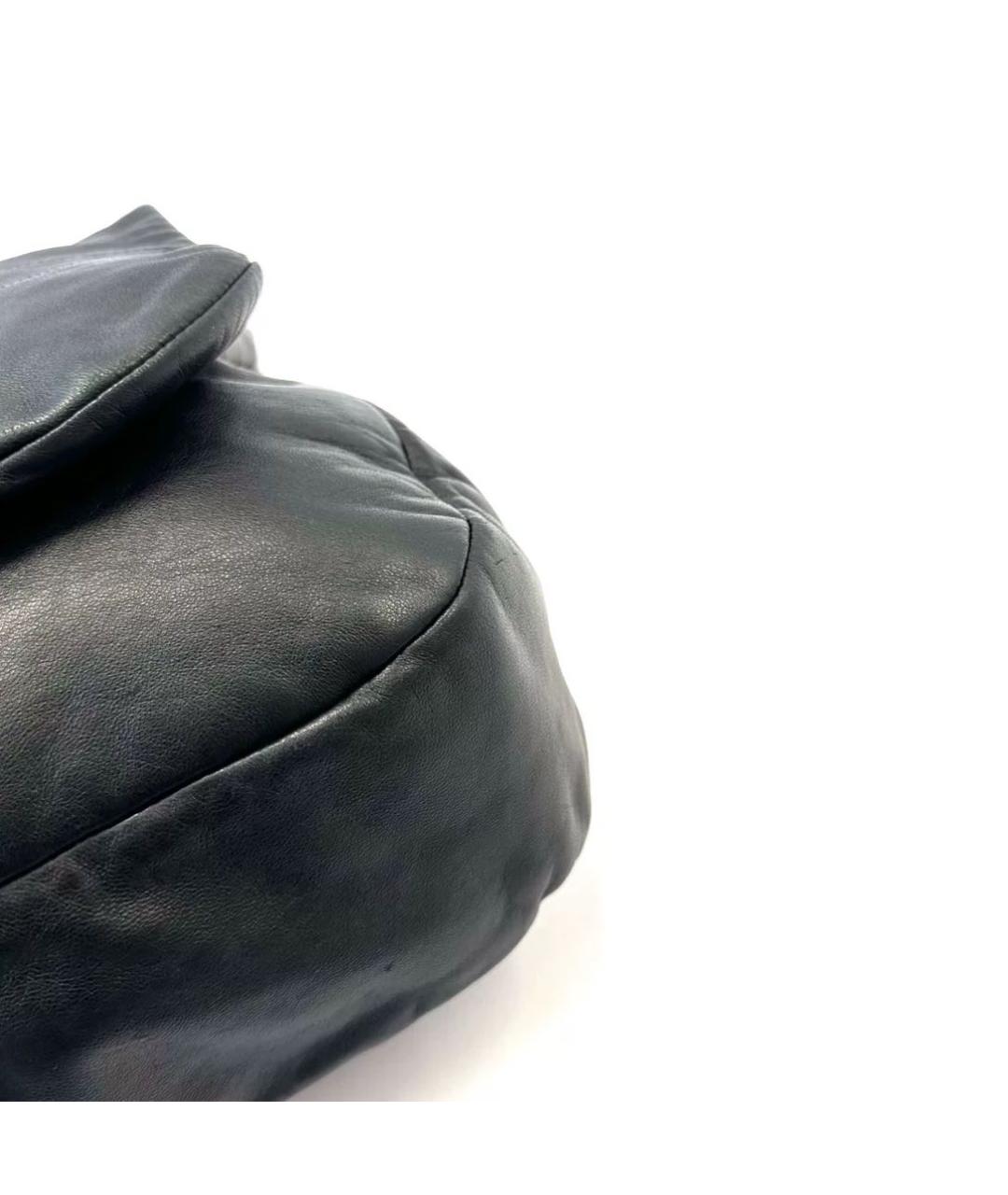 SAINT LAURENT Черная кожаная сумка через плечо, фото 6