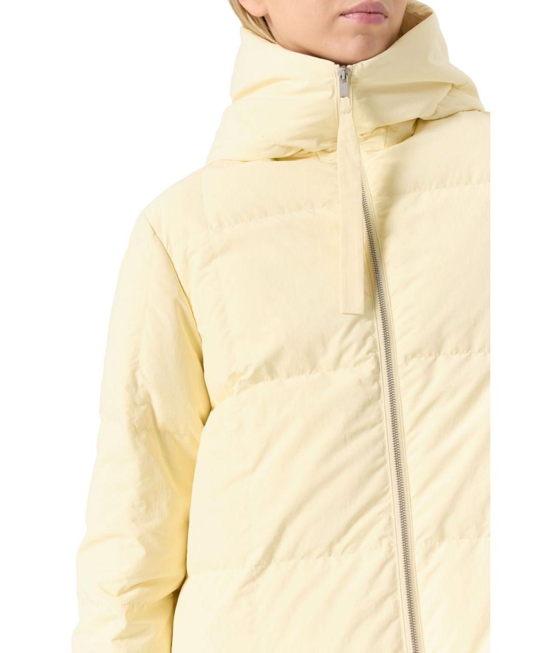 JIL SANDER Бежевая полиэстеровая куртка, фото 5