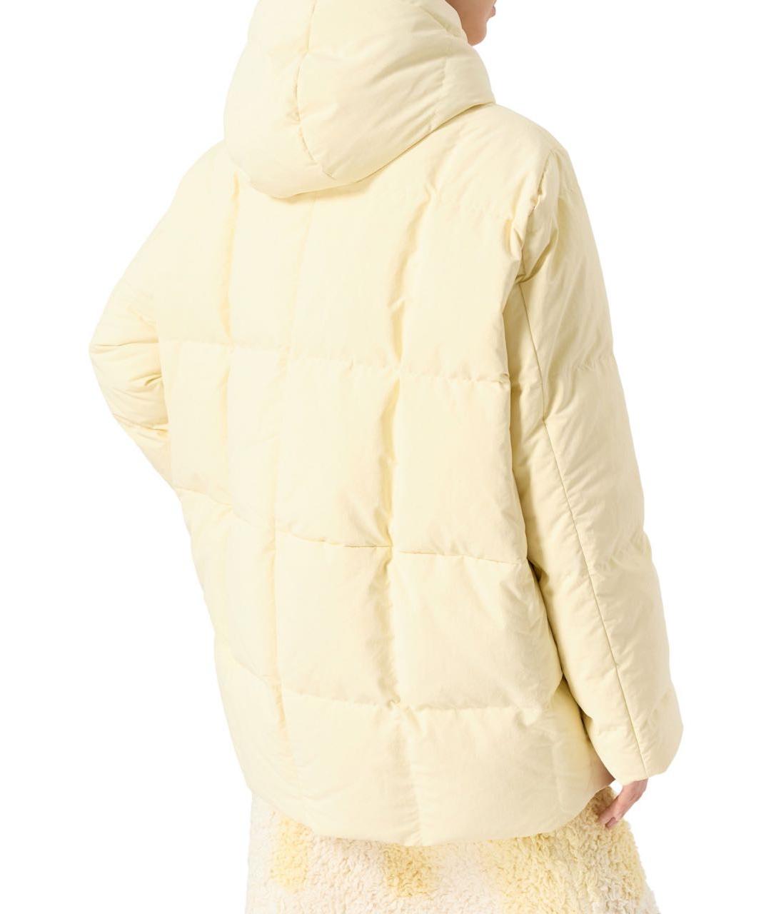 JIL SANDER Бежевая полиэстеровая куртка, фото 4