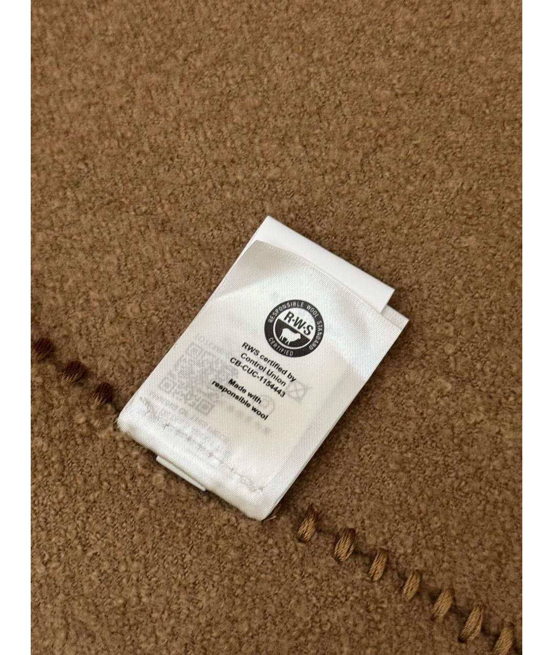 TOTEME Коричневое шерстяное пальто, фото 7