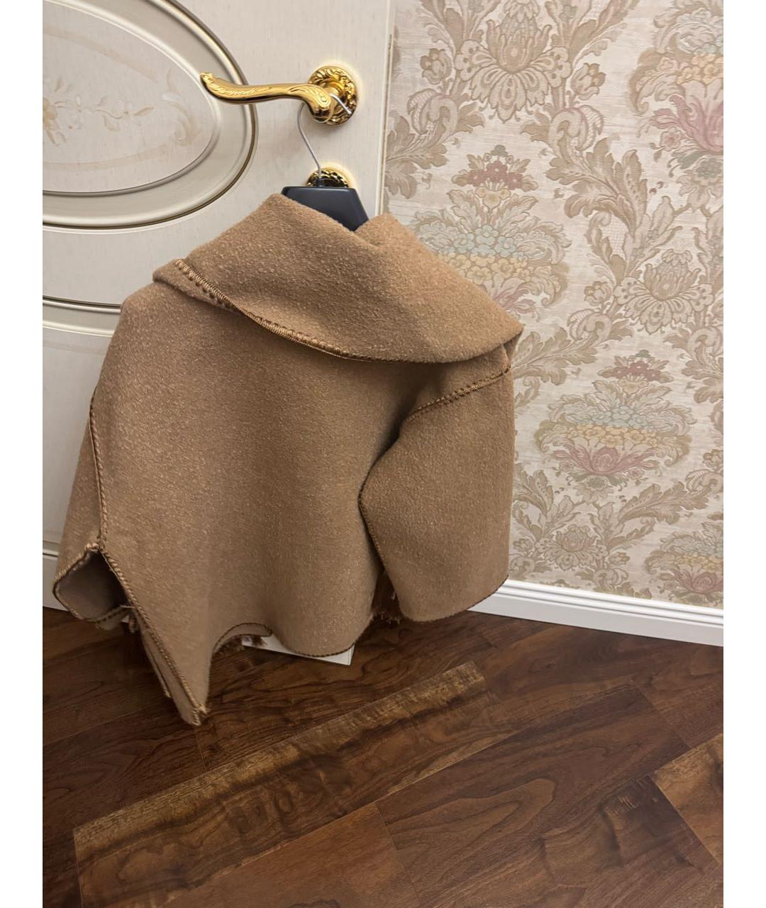 TOTEME Коричневое шерстяное пальто, фото 2